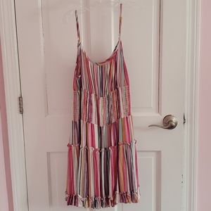 Multicolor tank dress
